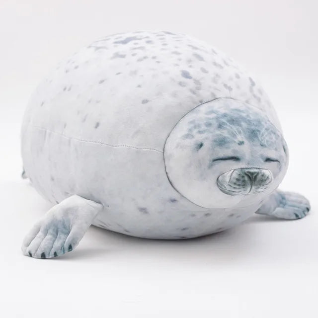Marine Seal Stuffed Animal 80cm 32in White