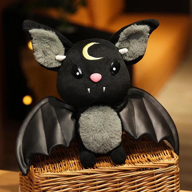 Cute Halloween Bat Stuffed Animal Black