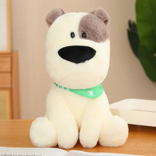 Fluffy Dog Stuffed Animal 25cm 10in White