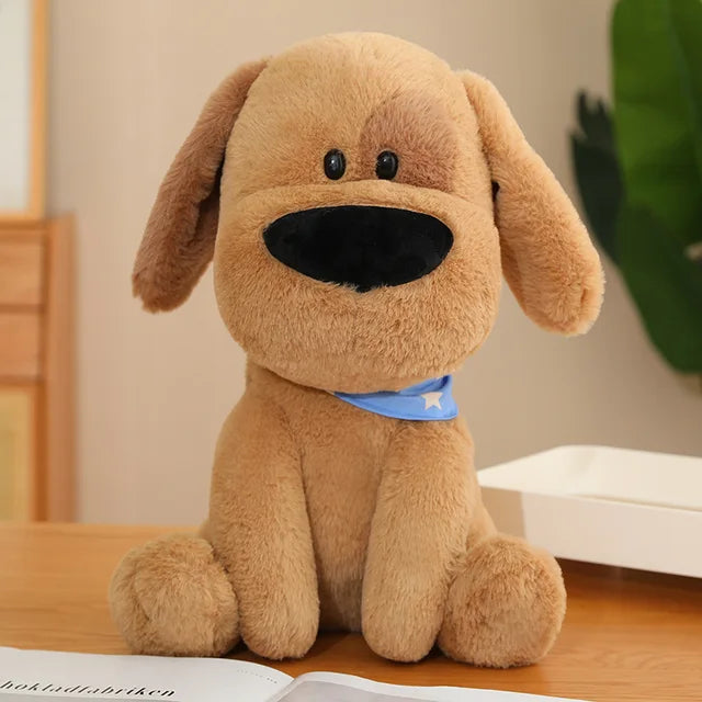 Fluffy Dog Stuffed Animal 40cm 16in Khaki