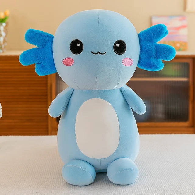 Baby Axolotl Stuffed Animal Blue