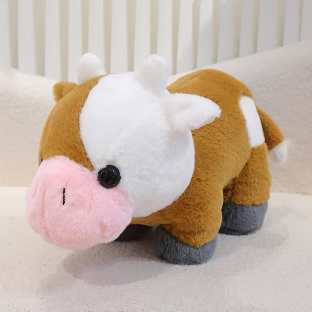 Baby Cow Stuffed Animal 32cm 13in Brown