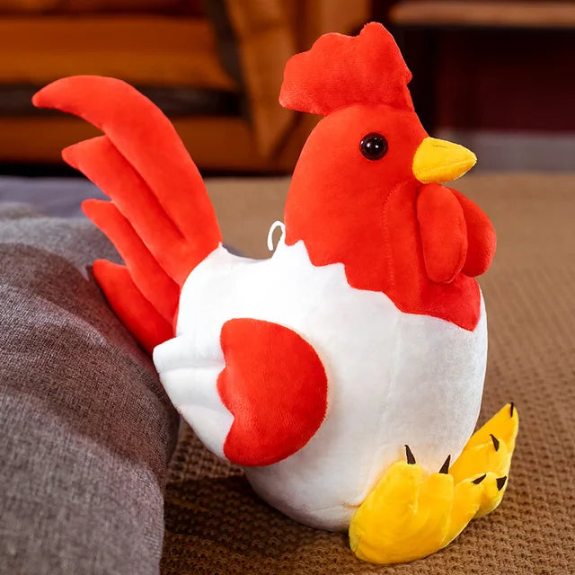 Big Chicken Stuffed Animal Red