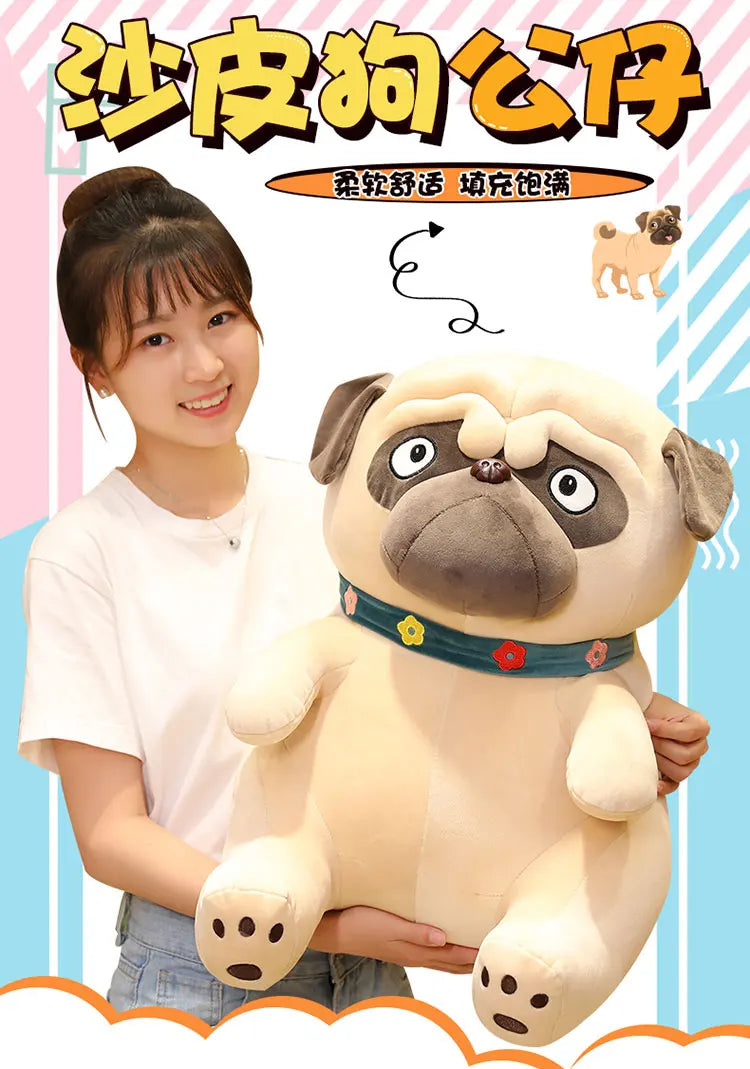 Big Pug Stuffed Animal