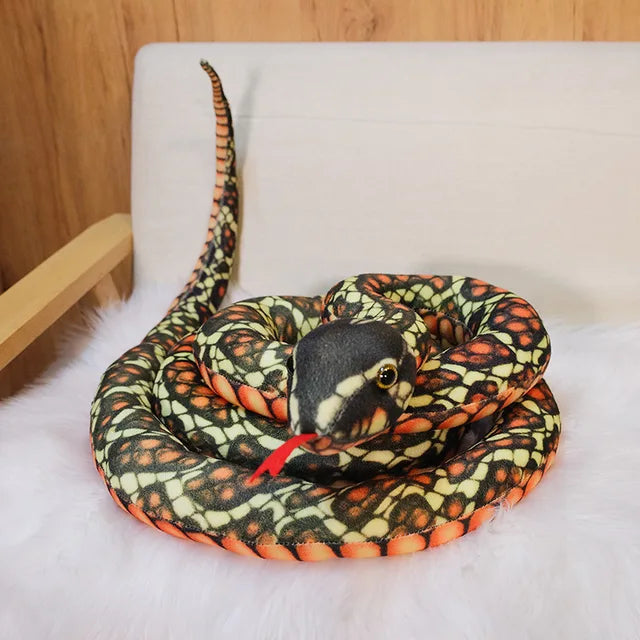 Big Snake Stuffed Animal 160cm 63in brown