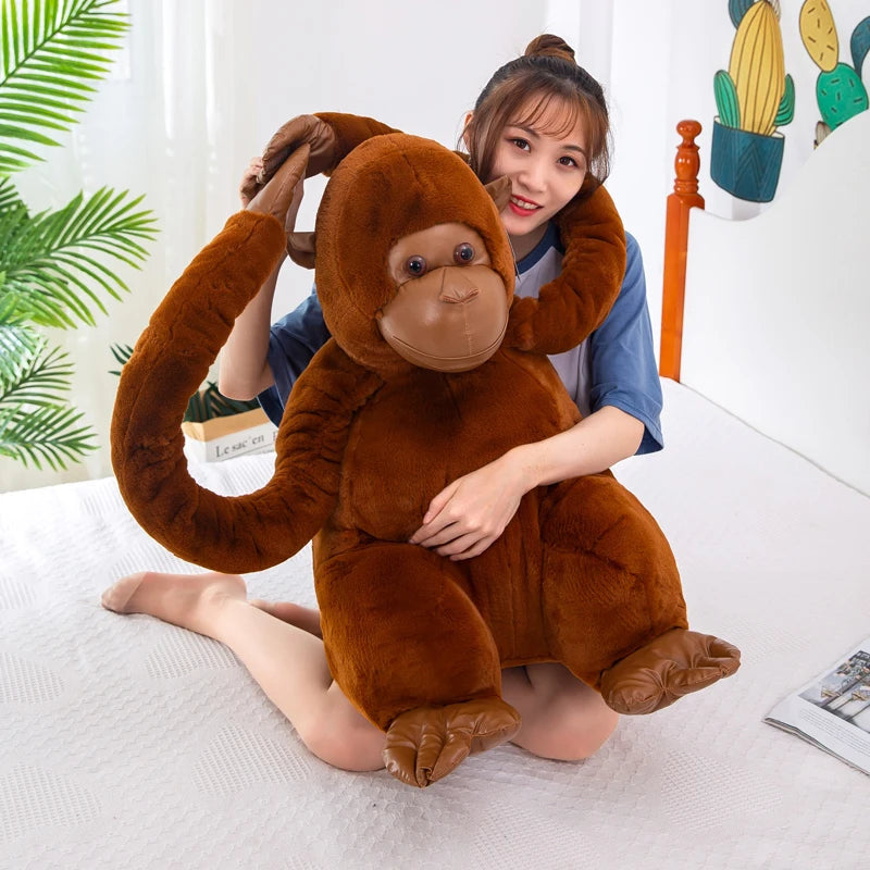 Black and Brown Gorilla Stuffed Animal