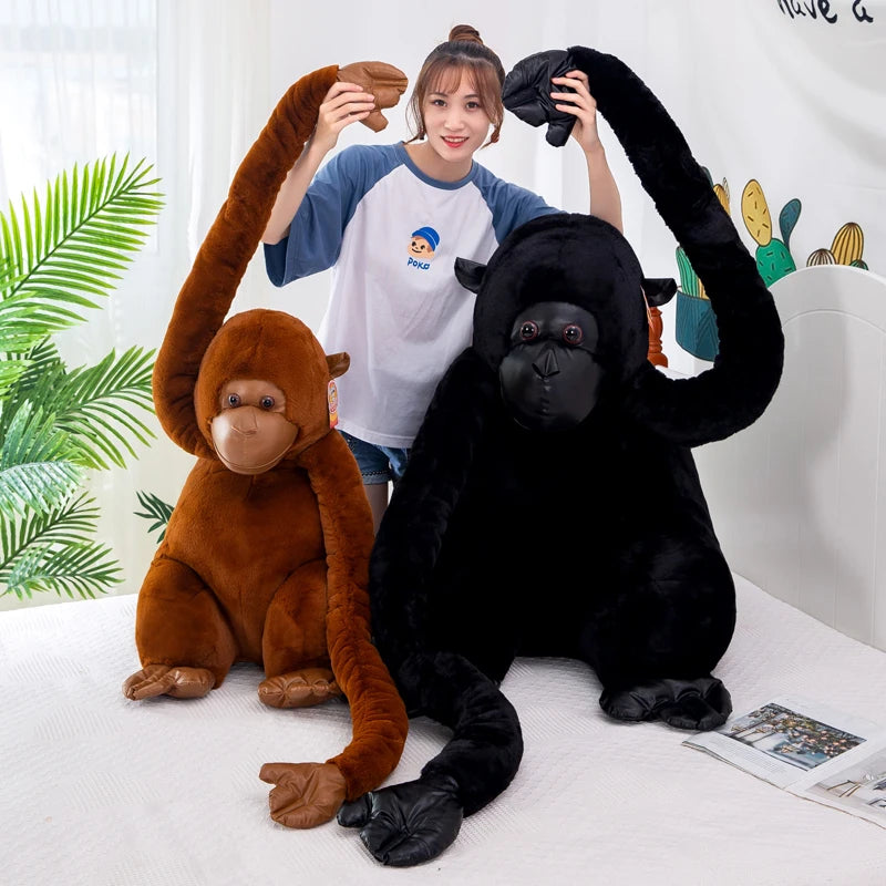 Black and Brown Gorilla Stuffed Animal