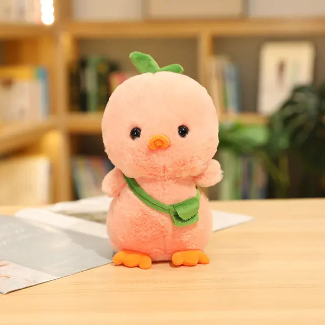 Cute Chicken Stuffed Animal Pink