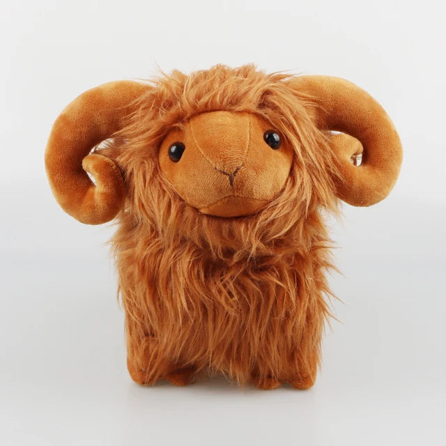 Cute Highland Cow Stuffed Animal Brown 2 25cm 10in