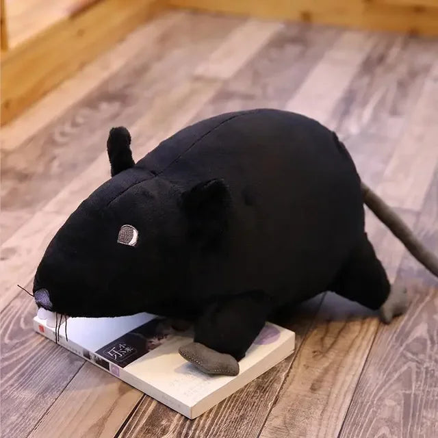Cute Rat Stuffed Animal Black 20cm 8in