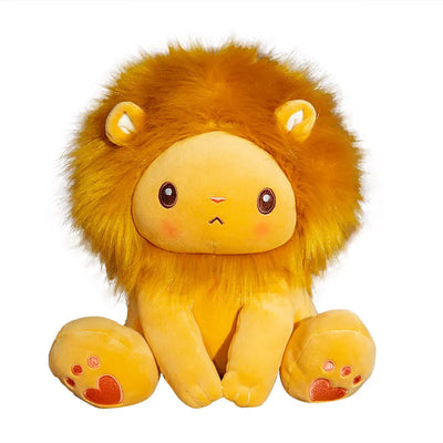 Cute Sitting Lion Stuffed Animal