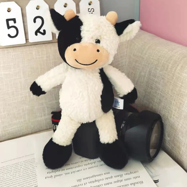 Fluffy Cow Stuffed Animal Standing Cow 30cm 12in