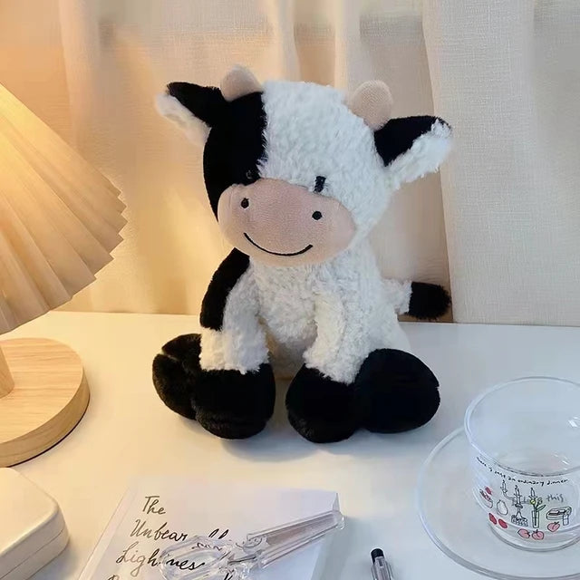 Fluffy Cow Stuffed Animal Sitting Cow 30cm 12in