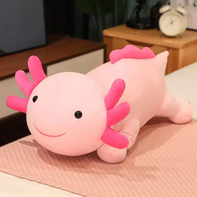 Giant Axolotl Stuffed Animal 30cm 12in Pink