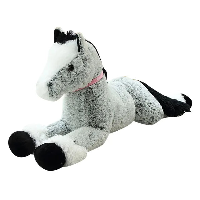 Giant Horse Stuffed Animal 120cm 47in Gray