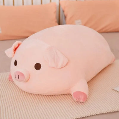 Giant Pig Stuffed Animal Open Eyes