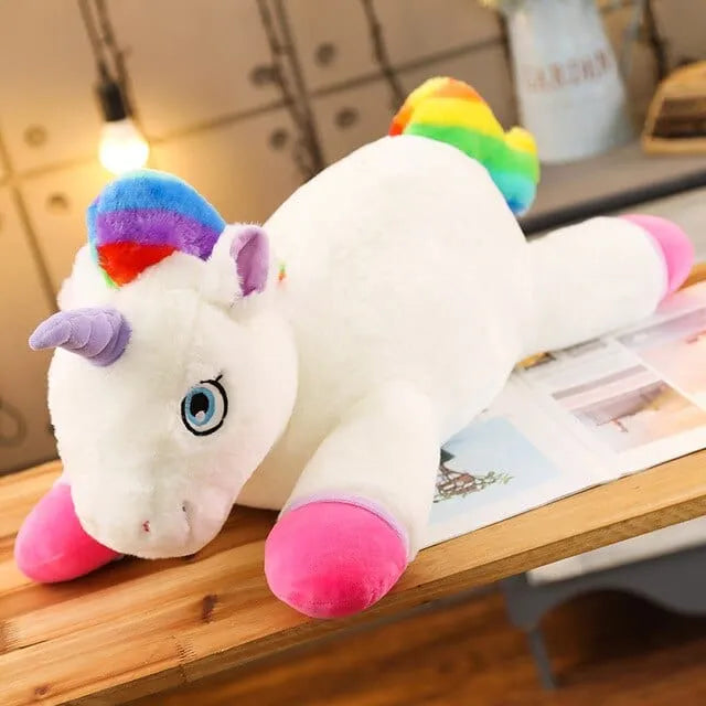 Giant Rainbow Unicorn Stuffed Animal 80cm 31in