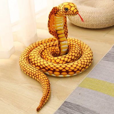 Giant Snake Stuffed Animal Orange