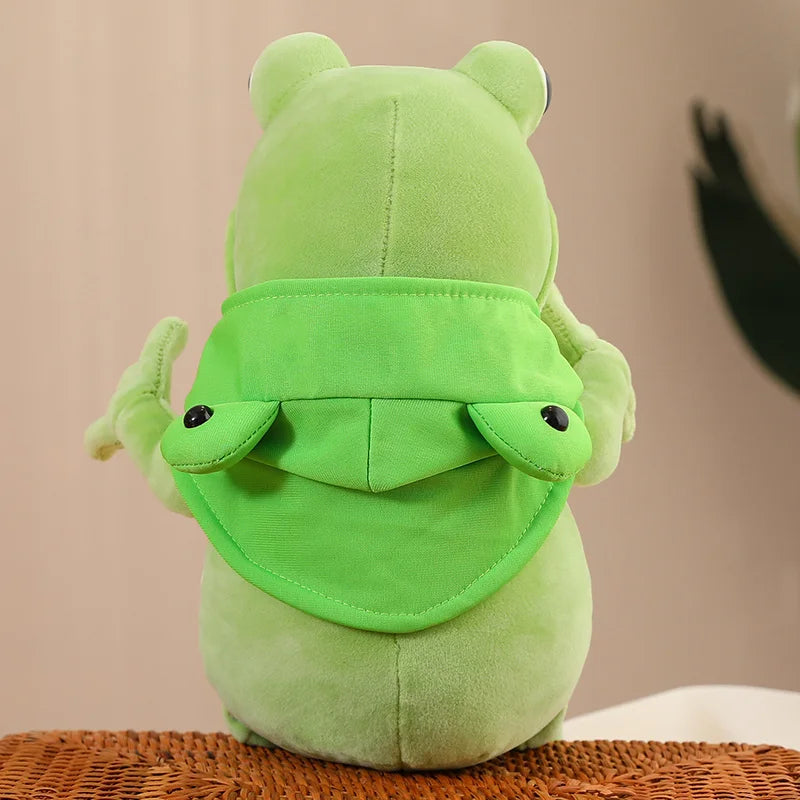 Green Frog Stuffed Animal