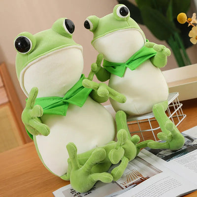 Green Frog Stuffed Animal