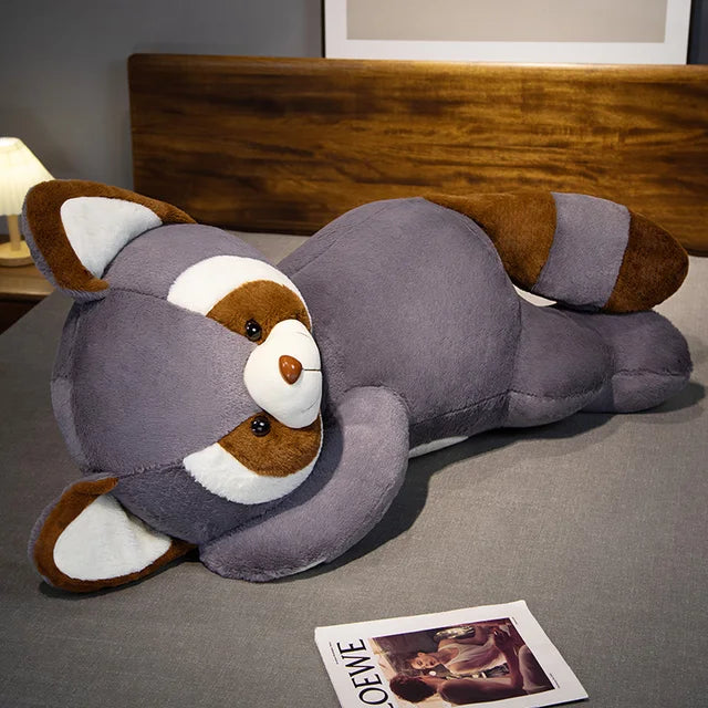 Huge Raccoon Stuffed Animal 90cm 36in Gray