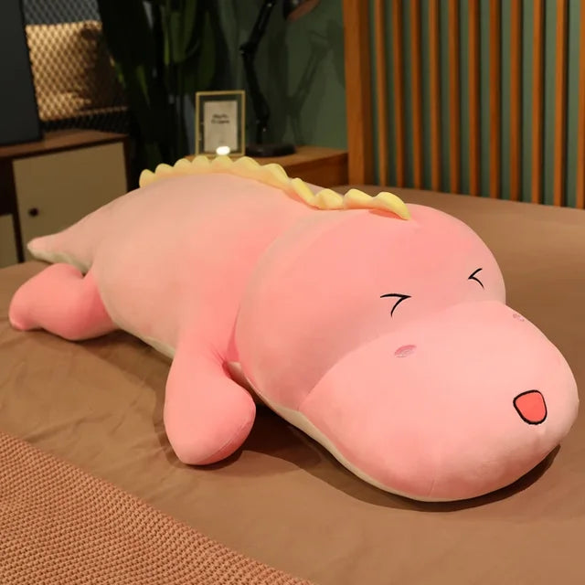 Kawaii Dinosaur Stuffed Animal pink