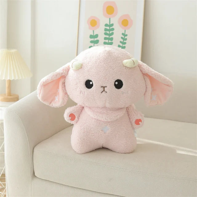 Kawaii Lamb Stuffed Animal Pink 38cm 15in