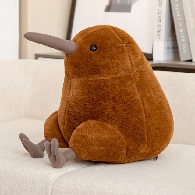 Kiwi Plush Stuffed Animal Brown