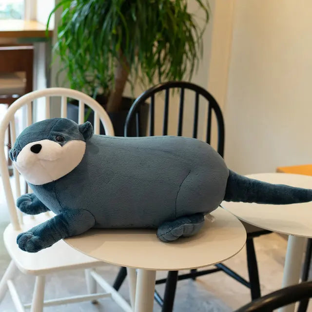 Large Otter Stuffed Animal 60cm 24in Blue