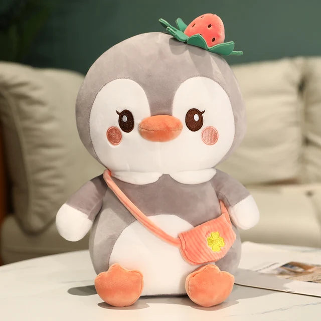 Large Penguin Stuffed Animal Gris