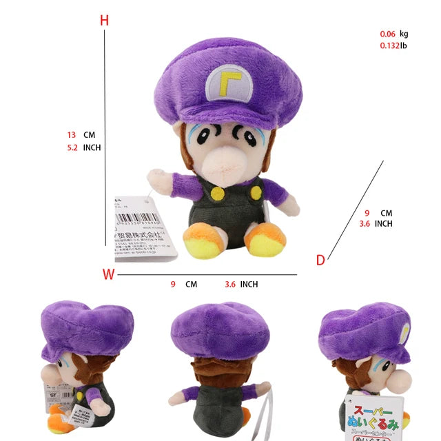 Mario Bros Stuffed Animal waluigi child