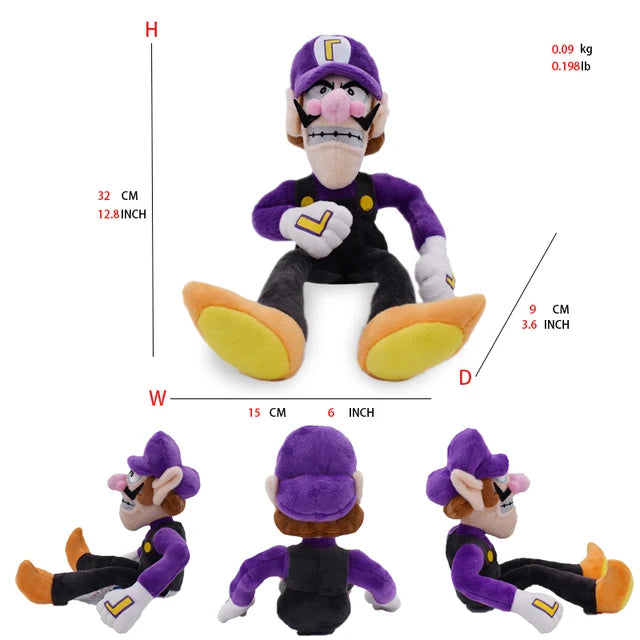 Mario Bros Stuffed Animal waluigi