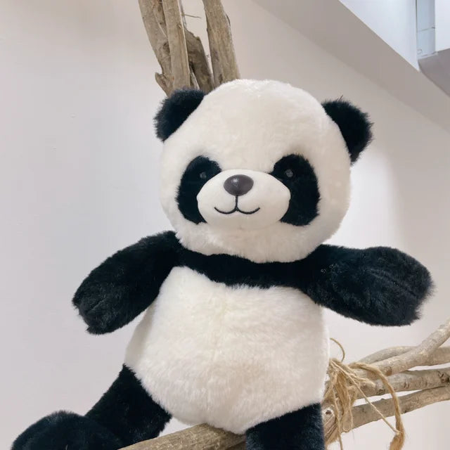 Monkey Banana Stuffed Animal 23cm 9in black panda