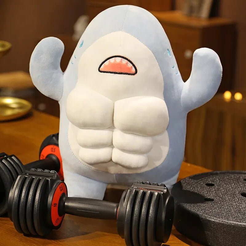 Muscle Shark Stuffed Animal