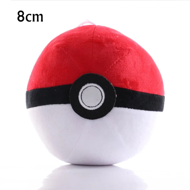 Pink Pokemon Stuffed Animal About 15-25cm 8cm Ball