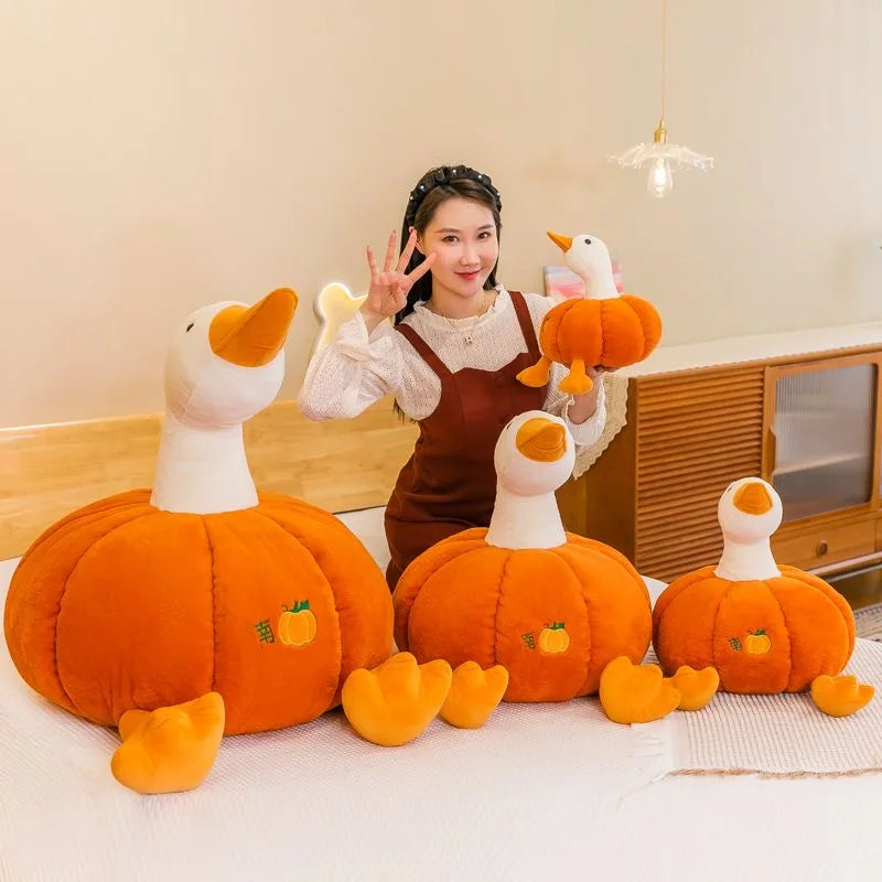 Pumpkin Goose Stuffed Animal