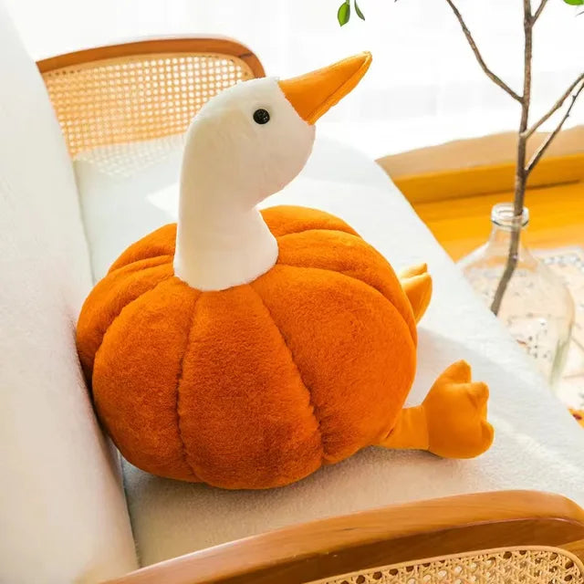 Pumpkin Goose Stuffed Animal