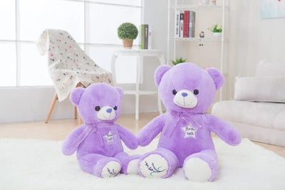 Purple Bear Stuffed Animal