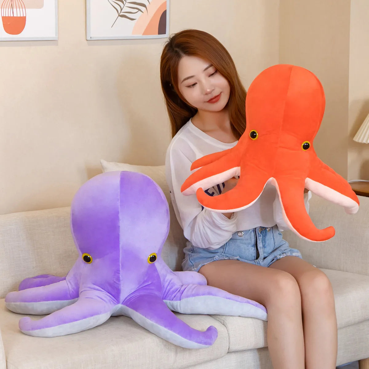 Purple Octopus Stuffed Animal