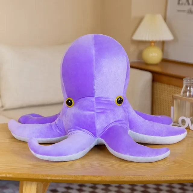 Purple Octopus Stuffed Animal 30cm 12in Purple