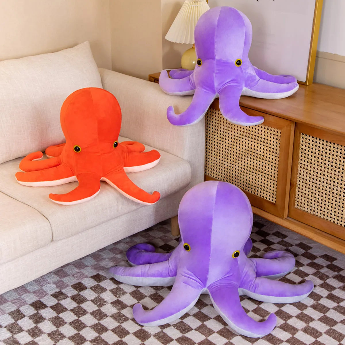 Purple Octopus Stuffed Animal