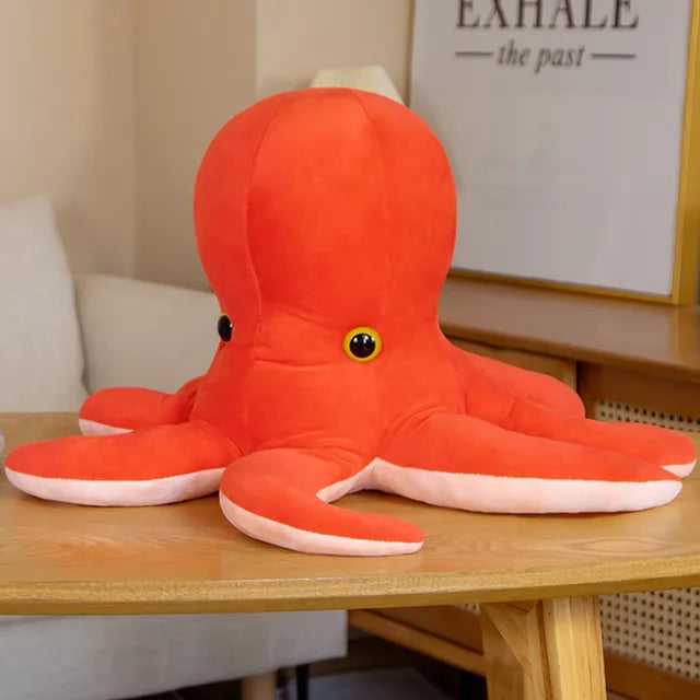 Purple Octopus Stuffed Animal 40cm 16in Orange