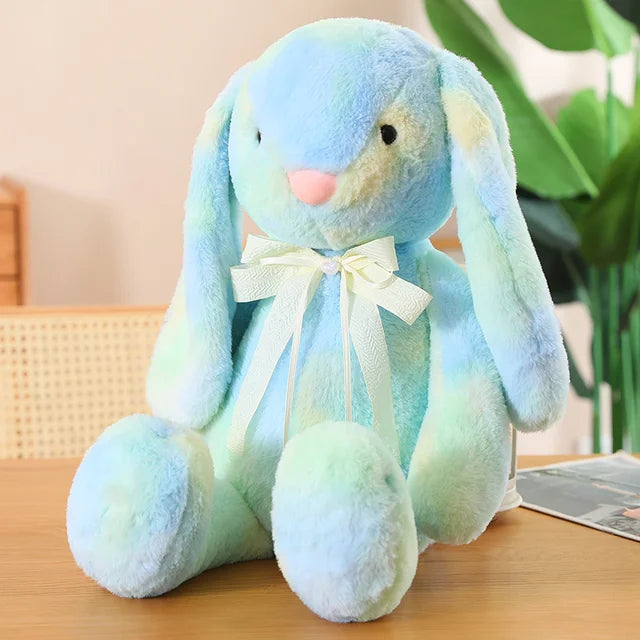Rainbow Bunny Stuffed Animal 60cm 24in blue