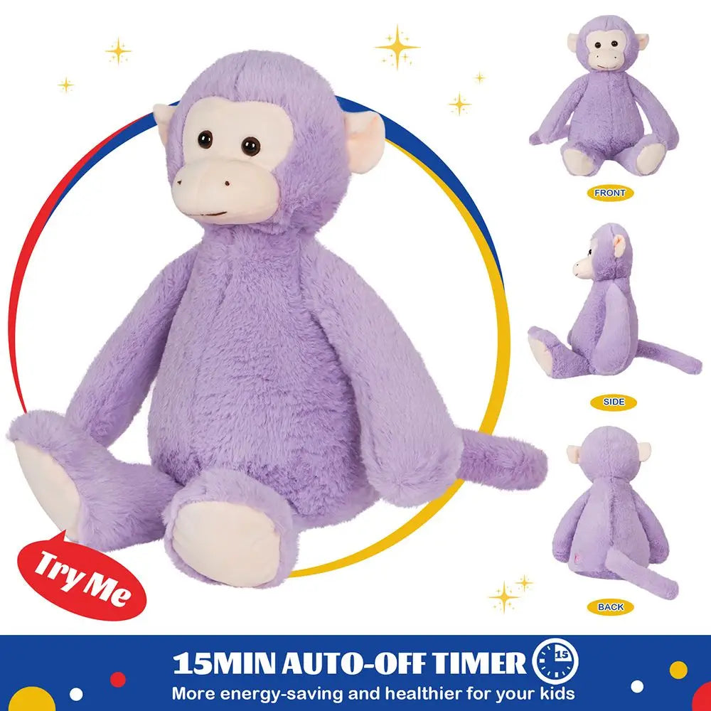 Rainbow LED Monkey Stuffed Animal