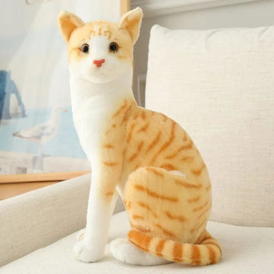 Realistic Cat Stuffed Animals Roux 40cm 16in