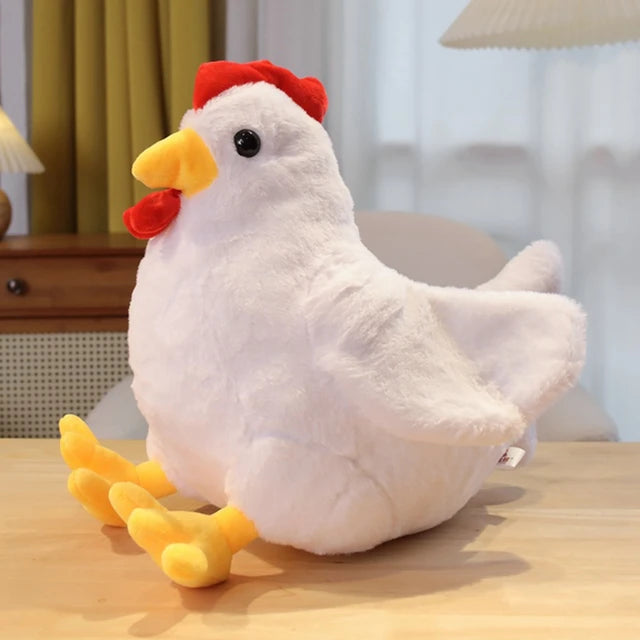 Rooster Stuffed Animal White 30cm 12in
