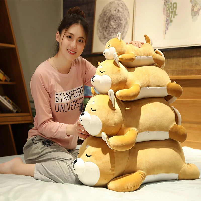 Sleeping Dog Stuffed Animal