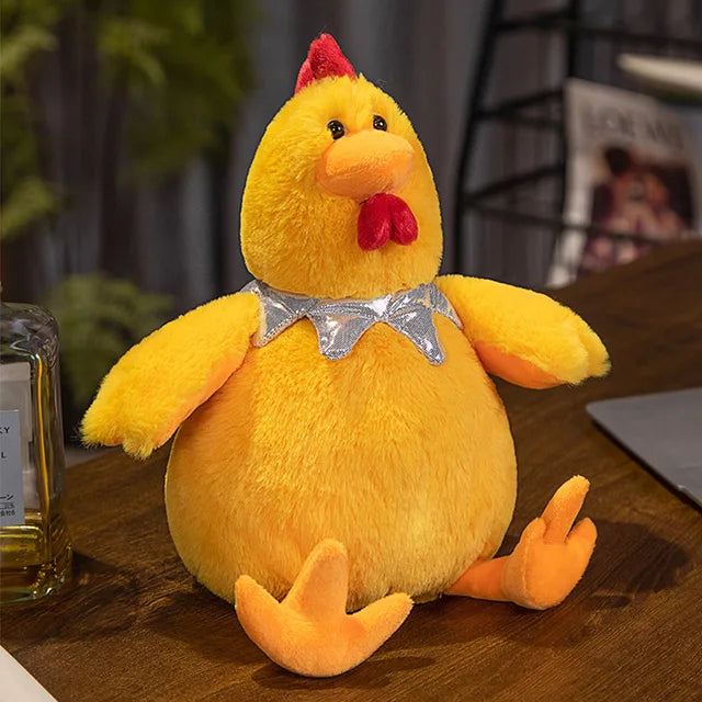Small Chicken Stuffed Animal Yellow 25cm 10in