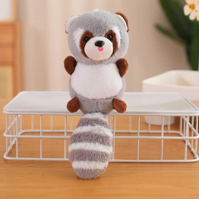 Small Raccoon Stuffed Animal 20cm 8in GRAY