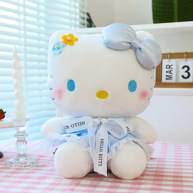 Soft Hello Kitty Stuffed Animal 55cm 22in Blue